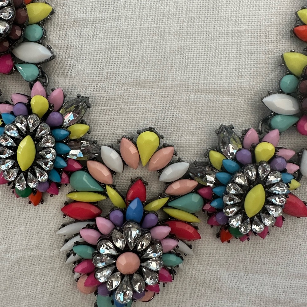 Eye Candy La Multicolored Statement Necklace - image 5